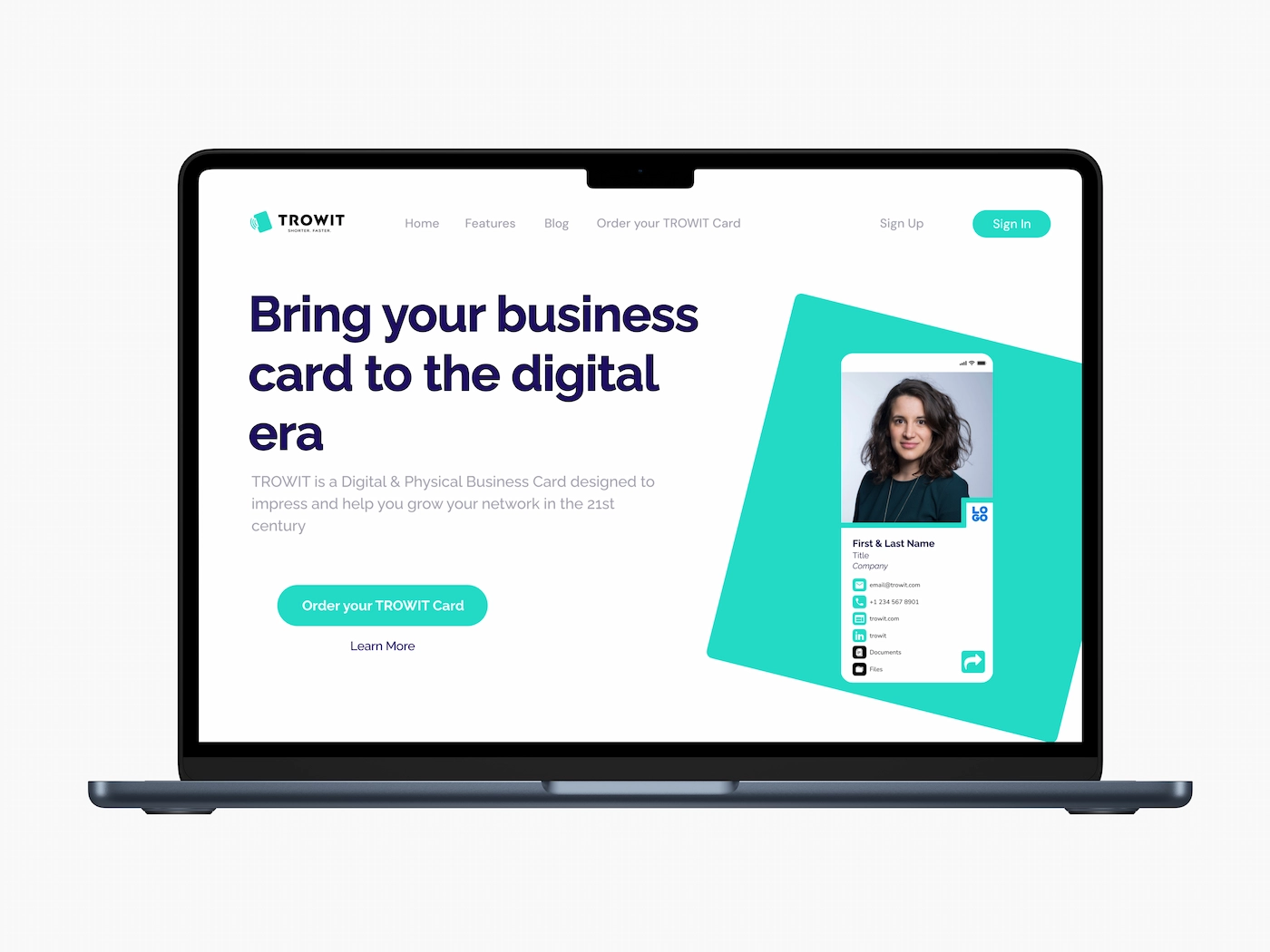 Screenshot of the TROWIT.