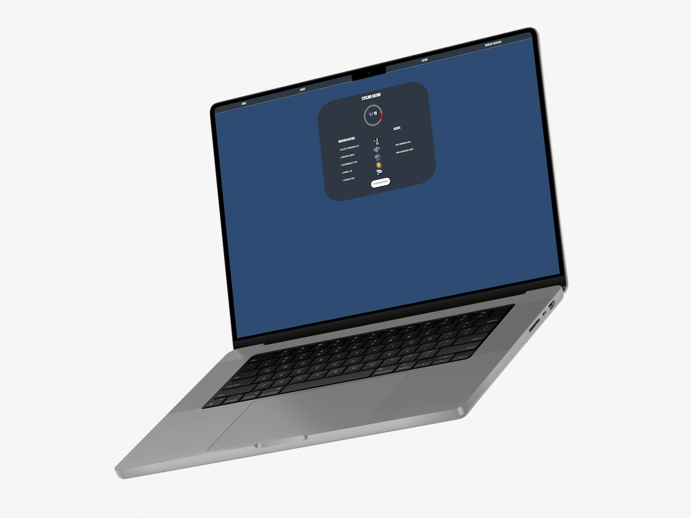 Screenshot of Weather Wise